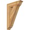 Ekena Millwork Traditional Traditional Rough Sawn Bracket, Western Red Cedar, 6"W x 24"D x 36"H BKT06X24X36TRA01RWR - alternate 1
